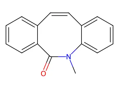 5-Methylbenzo[c][1]benzazocin-6-one structure