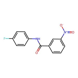 4'-Fluoro-3-nitrobenzanilide structure