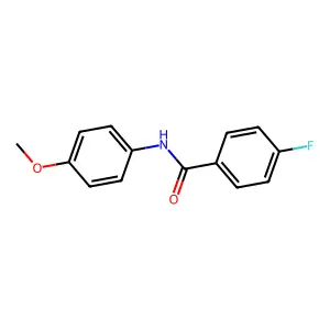 4-fluoro-N-(4-methoxyphenyl)benzamide structure