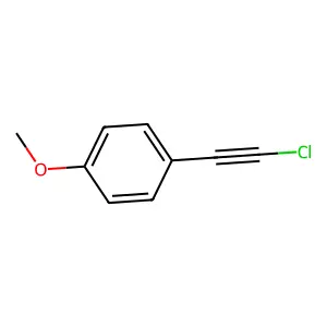1-(Chloroethynyl)-4-methoxybenzene structure