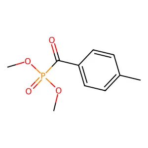 Dimethyl (4-methylbenzoyl)phosphonate structure