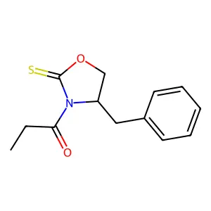 1-[(4R)-4-(Phenylmethyl)-2-thioxo-3-oxazolidinyl]-1-propanone structure
