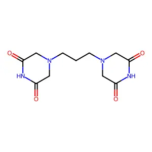 4,4'-Propane-1,3-diyldipiperazine-2,6-dione structure