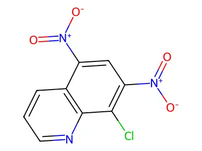 8-Chloro-5,7-dinitroquinoline structure