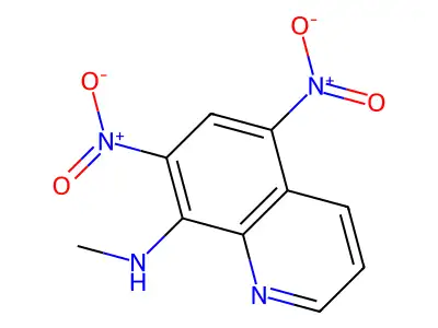 N-Methyl-5,7-dinitro-8-quinolinamine structure