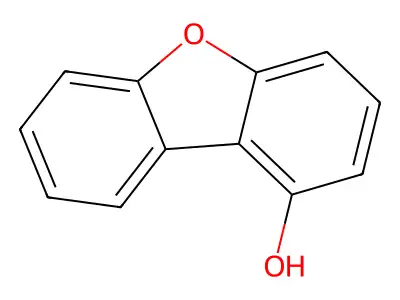 1-Dibenzofuranol structure