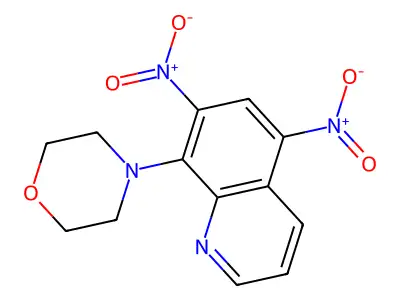 4-(5,7-Dinitroquinolin-8-yl)morpholine structure