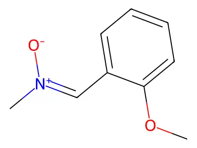 Methanamine, N-[(2-methoxyphenyl)methylene]-, N-oxide structure