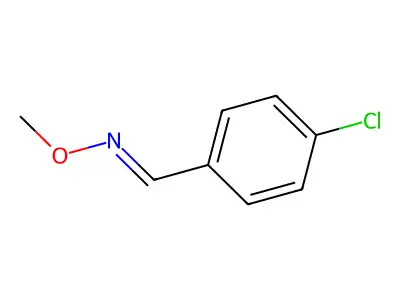 1-(4-chlorophenyl)-N-methoxymethanimine structure