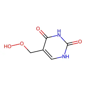 5-Hydroperoxymethyluracil structure