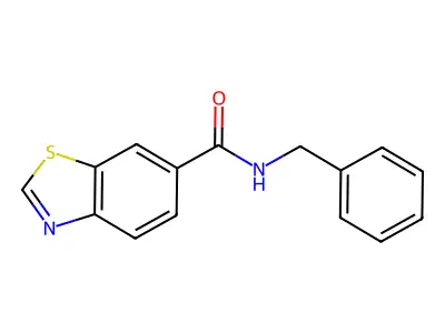 N-benzyl-1,3-benzothiazole-6-carboxamide structure