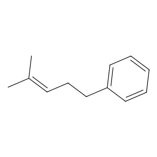 (4-Methylpent-3-en-1-yl)benzene structure