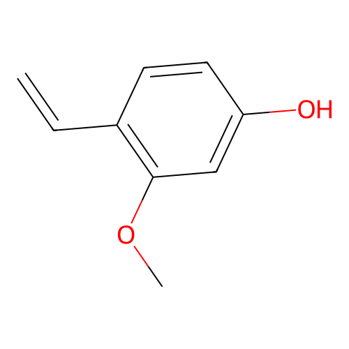 4-Vinyl-3-methoxyphenol structure