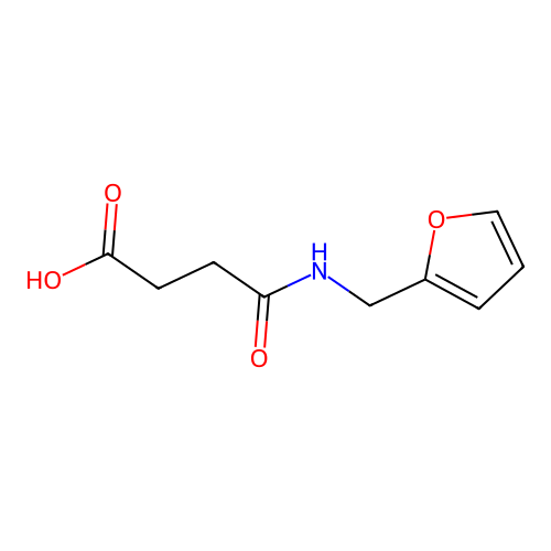 N-Furan-2-ylmethyl-succinamic acid structure