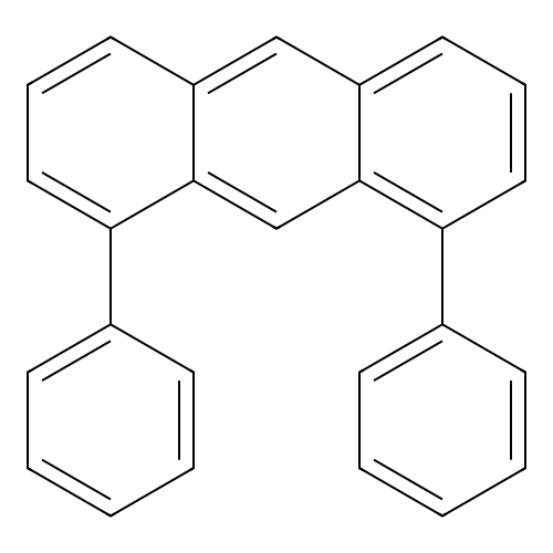 1,8-Diphenylanthracene structure