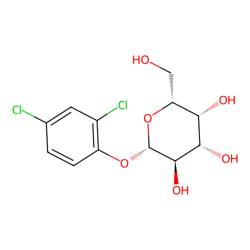 2-(2,4-Dichlorophenoxy)-6-(hydroxymethyl)oxane-3,4,5-triol structure
