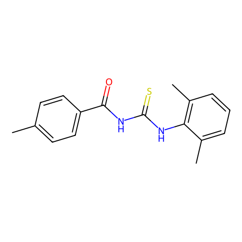 n-[(2,6-Dimethylphenyl)carbamothioyl]-4-methylbenzamide structure