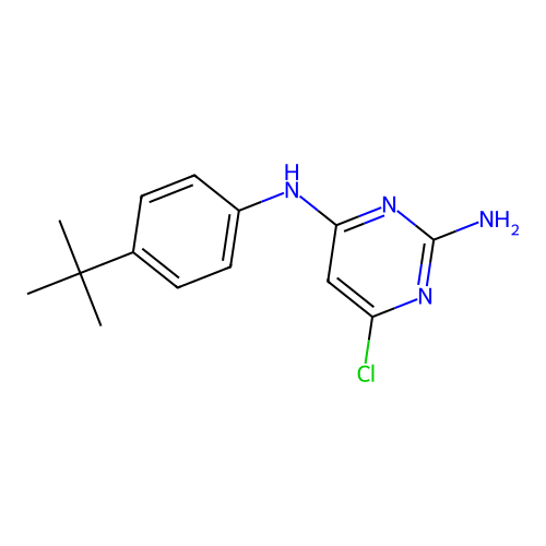 N4-(4-(Tert-butyl)phenyl)-6-chloropyrimidine-2,4-diamine structure