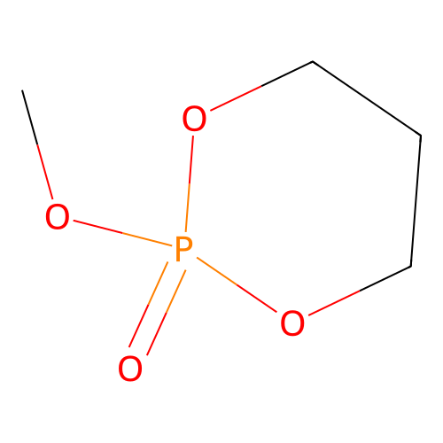 1,3,2-Dioxaphosphorinane, 2-methoxy-, 2-oxide structure
