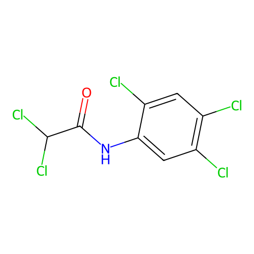 2,2,2',4',5'-Pentachloroacetanilide structure
