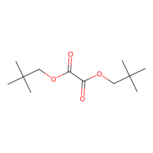 Oxalic acid, dineopentyl ester structure
