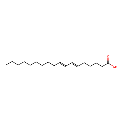 6, 8-Octadecadienoic acid structure