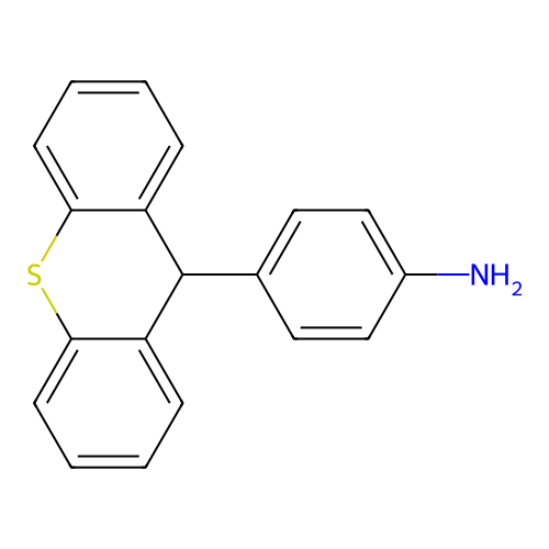 4-(9H-thioxanthen-9-yl)aniline structure