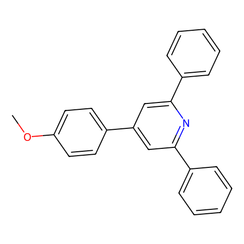 4-(4-Methoxyphenyl)-2,6-diphenylpyridine structure