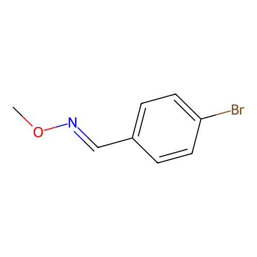 1-(4-bromophenyl)-N-methoxymethanimine structure