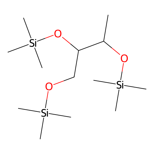 Butane, 1,2,3-tris(trimethylsiloxy)- structure