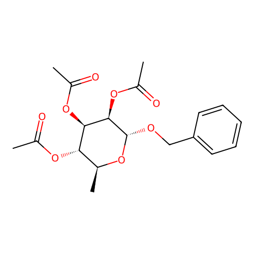 [(2S,3S,4R,5R,6R)-4,5-diacetyloxy-2-methyl-6-phenylmethoxyoxan-3-yl] acetate structure