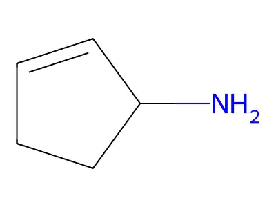 Cyclopent-3-en-1-amine structure