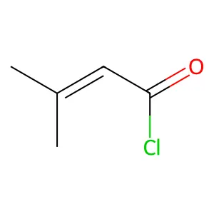3-甲基-2-丁烯酰氯 structure