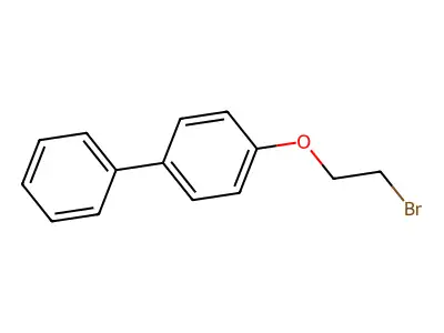 4-(2-Bromoethoxy)-1,1'-biphenyl structure