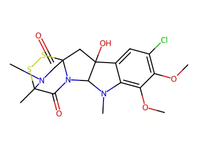 Sporidesmin B structure