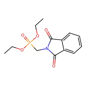 Diethyl ((1,3-dihydro-1,3-dioxo-2H-isoindol-2-yl)methyl)phosphonate structure
