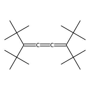 3,4,5-Octatriene, bis(1,1-dimethylethyl)-2,2,7,7-tetramethyl- structure