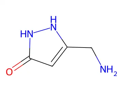 5-Aminomethylpyrazolin-5-one structure