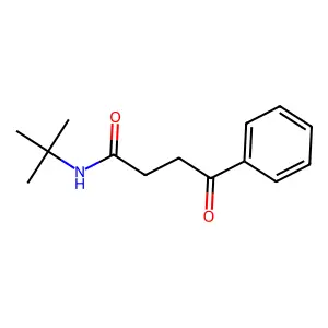 N-(tert-butyl)-4-oxo-4-phenylbutanamide structure