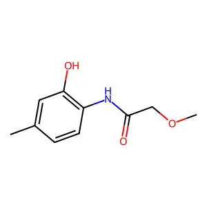 N-(2-hydroxy-4-methylphenyl)-2-methoxyacetamide structure
