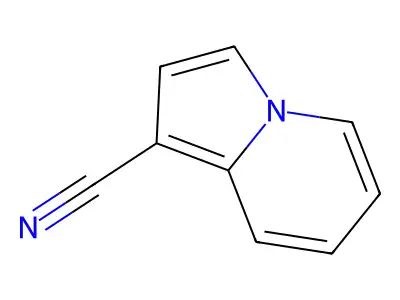 Indolizine-1-carbonitrile structure