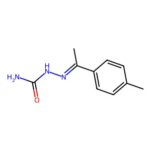 [(Z)-1-(4-methylphenyl)ethylideneamino]urea structure
