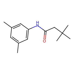 N-(3,5-dimethylphenyl)-3,3-dimethylbutanamide structure