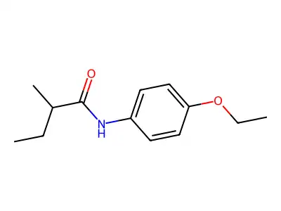 N-(4-ethoxyphenyl)-2-methylbutanamide structure