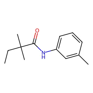 2,2-dimethyl-N-(3-methylphenyl)butanamide structure