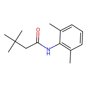 N-(2,6-dimethylphenyl)-3,3-dimethylbutanamide structure