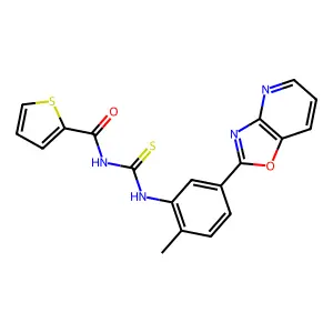 C19H14N4O2S2 structure