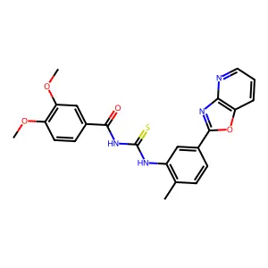 C23H20N4O4S structure