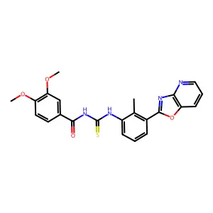 C23H20N4O4S structure