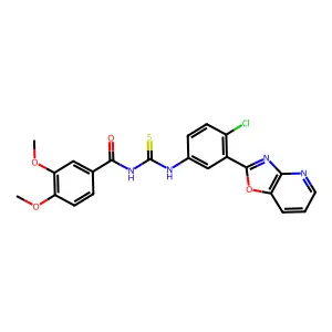 C22H17ClN4O4S structure